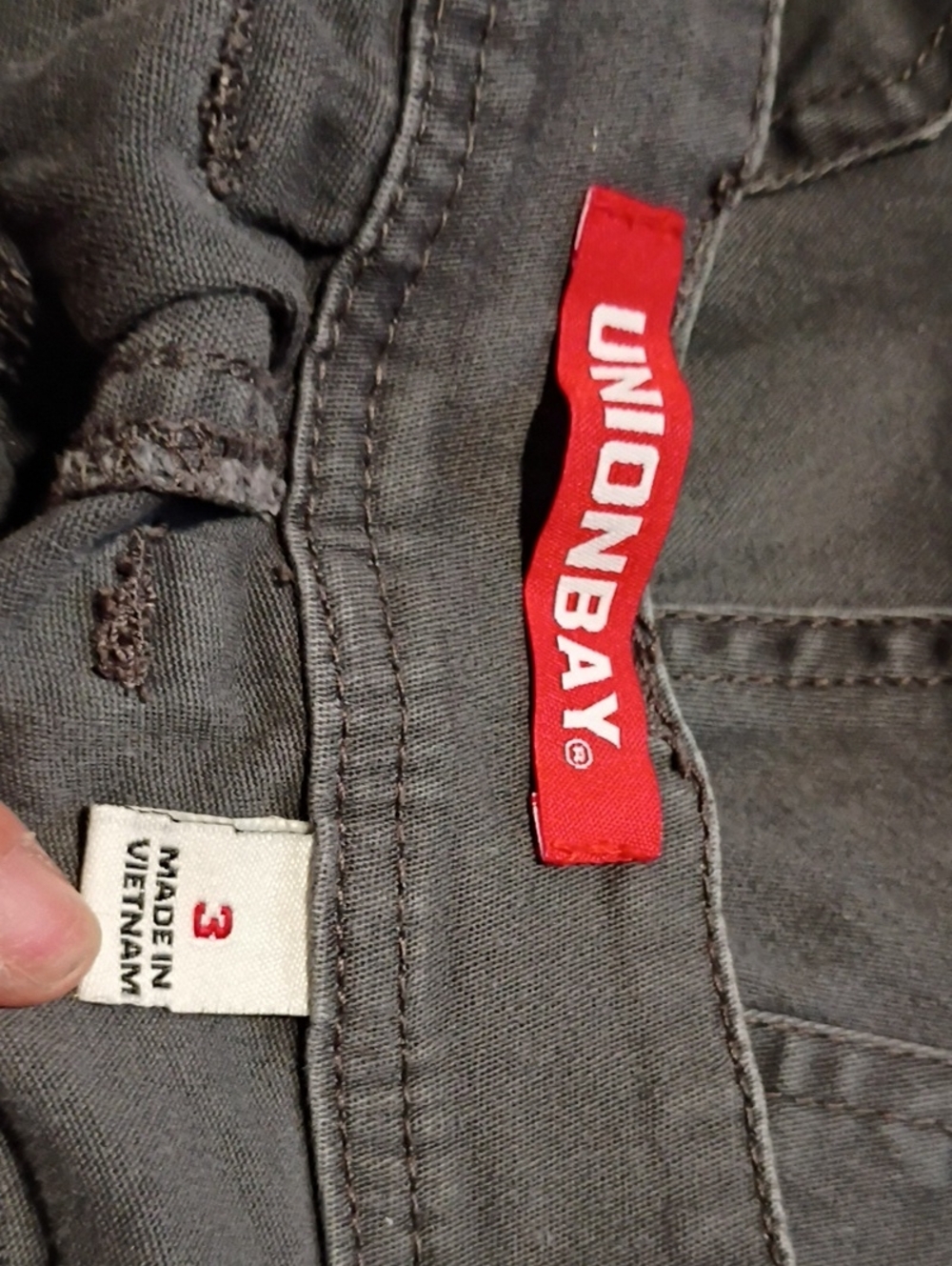 UNIONBAY Womens Slim Jeans in Gray  Size 3